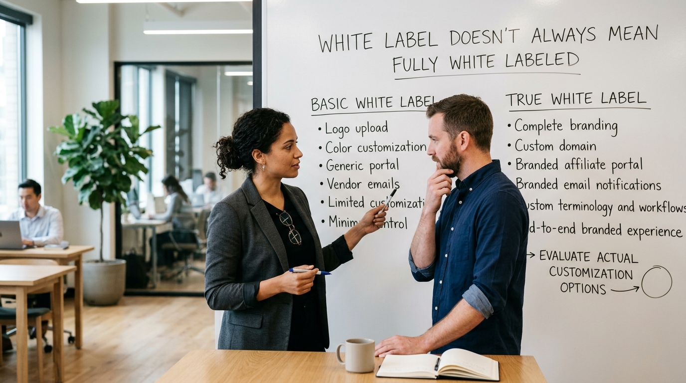 White Label Doesn't Always Mean Fully White Labeled
