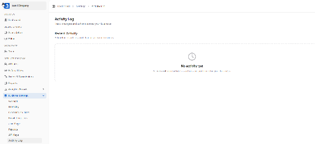 activity log
