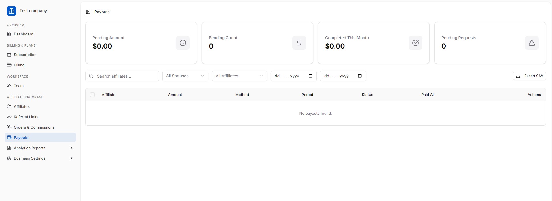payouts
