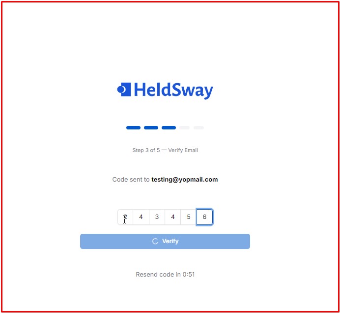 verify email